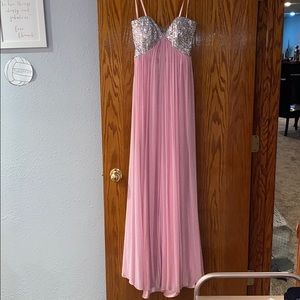 Pink prom dress